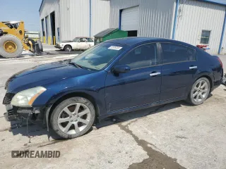 2007 Nissan Maxima 3.5 SL with VIN 1N4BA41E87C840002, listed as a Copart auction lot 52038305 with 173,045 mi miles and Salvage Title. Bid and sale history available at carsss.com. Image 1.
