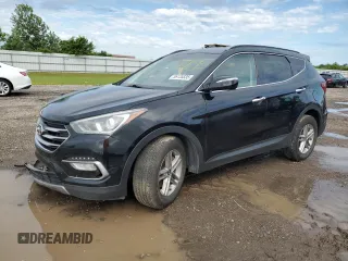 2018 Hyundai Santa Fe 2.4L with VIN 5NMZU3LB6JH052891, listed as a Copart auction lot 56135335 with Not provided miles and Salvage title. Bid and sale history available at DreamBid. Image 1.