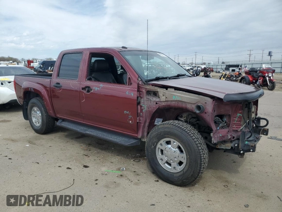 2008 GMC Canyon SLE1 with VIN 1GTDT33E288186865, listed as a Copart auction lot 50036795 with 107,581 mi miles and Salvage Title. Bid and sale history available at carsss.com. Image 4.