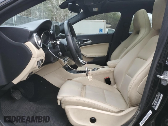2018 Mercedes-Benz CLA with VIN WDDSJ4EB2JN613027, listed as a Copart auction lot 48057185 with 114,726 mi miles and Salvage Title. Bid and sale history available at carsss.com. Image 7.