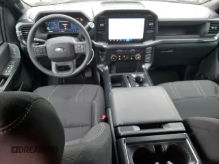 2024 Ford F-150 with VIN 1FTFX2L53RKD08080, listed as a Copart auction lot 43693095 with 4,381 mi miles and Salvage title. Bid and sale history available at DreamBid. Image 8.