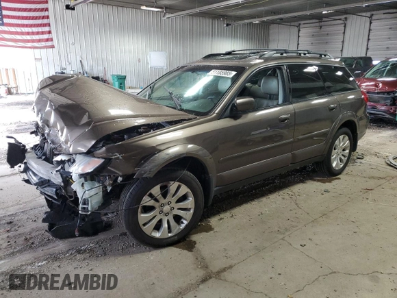 2009 Subaru Outback Limited z VIN 4S4BP66C397339618, wystawiony jako Copart lot #51185985 z przebiegiem Nie podano mil oraz Nie do naprawy • Non repairable. Historia ofert i sprzedaży dostępna na DreamBid. Obrazek 1.