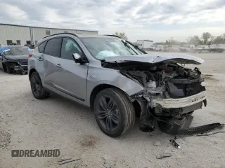 2019 Acura RDX w/A-Spec Pkg with VIN 5J8TC2H62KL002845, listed as a Copart auction lot 53286695 with 37,863 mi miles and Salvage Title. Bid and sale history available at DreamBid. Image 4.