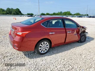 2017 Nissan Sentra SV with VIN 3N1AB7AP2HL663543, listed as a Copart auction lot 60820755 with 112,747 mi miles and Salvage title. Bid and sale history available at DreamBid. Image 3.