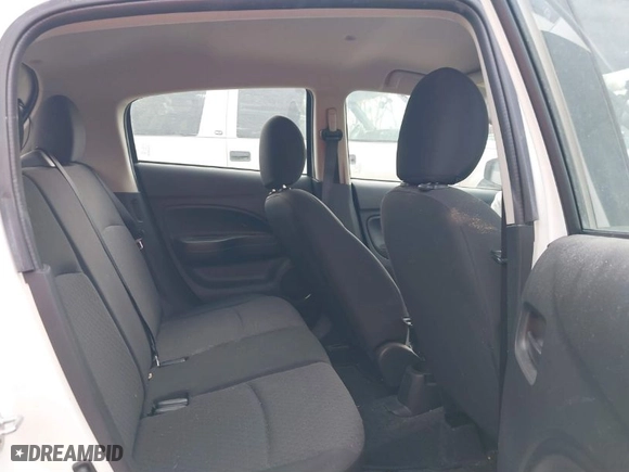 2019 Mitsubishi Mirage ES with VIN ML32A3HJ8KH016670, listed as a IAAI auction lot 41867607 with 76,571 mi miles. Bid and sale history available at carsss.com. Image 8.
