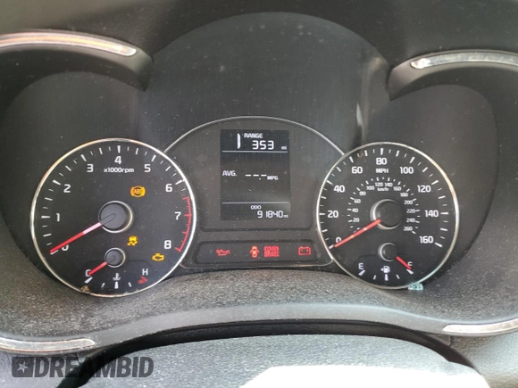2017 Kia Forte LX with VIN KNAFK5A85H5684822, listed as a Copart auction lot 65673304 with 91,840 mi miles and Salvage Title. Bid and sale history available at DreamBid. Image 9.