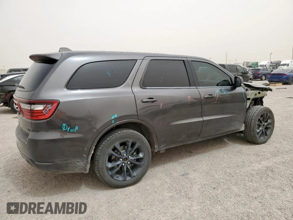 2021 Dodge Durango GT Plus with VIN 1C4RDJDG1MC641719, listed as a Copart auction lot 57063505 with 73,689 mi miles and Salvage title. Bid and sale history available at DreamBid. Image 3.