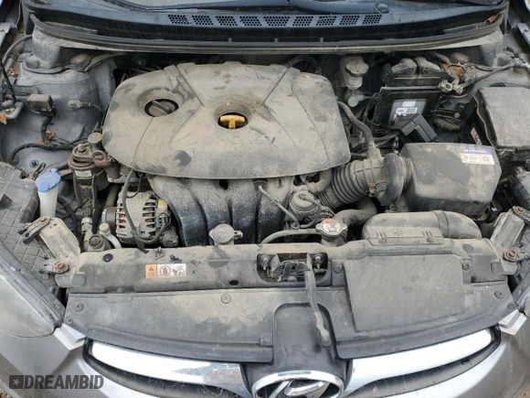 2013 Hyundai Elantra GLS PZEV with VIN KMHDH4AE8DU631679, listed as a Copart auction lot 75524573 with 0 mi miles and Salvage Title. Bid and sale history available at carsss.com. Image 11.