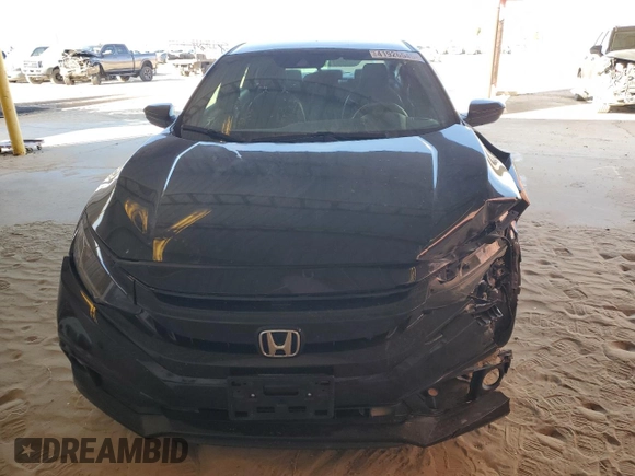 2020 Honda Civic Sedan Sport with VIN 19XFC2F87LE214442, listed as a Copart auction lot 41926545 with 37,105 mi miles and Salvage Title. Bid and sale history available at carsss.com. Image 5.