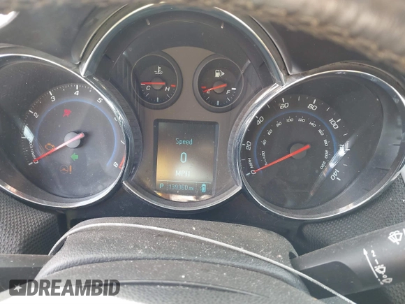 2012 Chevrolet Cruze 1LT with VIN 1G1PF5SC3C7116816, listed as a IAAI auction lot 41817458 with 140,000 mi miles and . Bid and sale history available at DreamBid. Image 7.