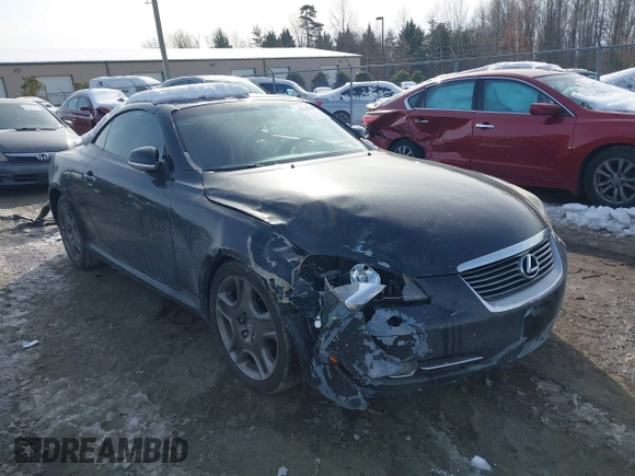 2006 Lexus SC 430 z VIN JTHFN48Y269008343, wystawiony jako IAAI lot #41233248 z przebiegiem 211 487 mil mil oraz . Historia ofert i sprzedaży dostępna na DreamBid. Obrazek 1.