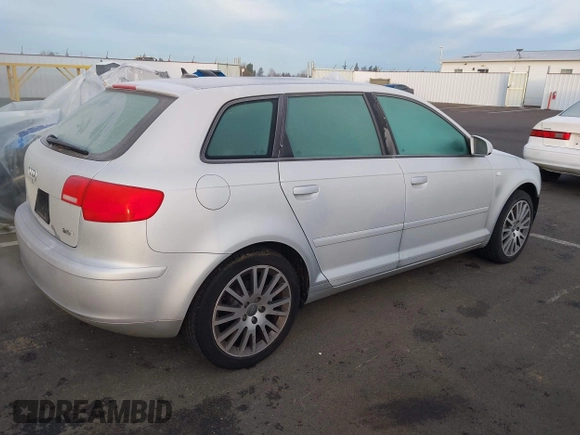 2008 Audi A3 with VIN WAUNF78P98A145393, listed as a IAAI auction lot 41258987 with 91,720 mi miles. Bid and sale history available at carsss.com. Image 4.