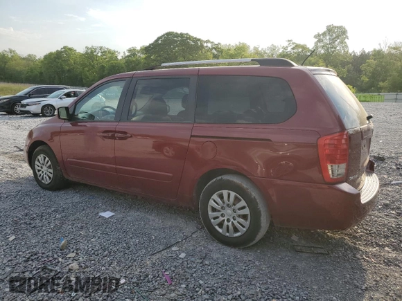 2012 Kia Sedona LX with VIN KNDMG4C72C6432927, listed as a Copart auction lot 53354785 with 280,798 mi miles and Clean Title. Bid and sale history available at carsss.com. Image 2.