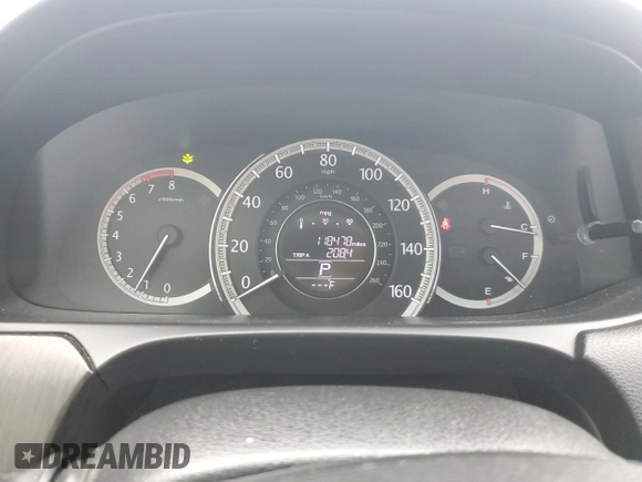 2013 Honda Accord EX with VIN 1HGCR2F73DA123232, listed as a Copart auction lot 59505905 with 118,478 mi miles and Salvage title. Bid and sale history available at DreamBid. Image 9.