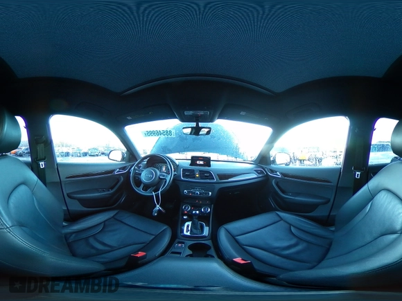 2015 Audi Q3 Prestige with VIN WA1FFCFS5FR013425, listed as a Copart auction lot 88546995 with 39,056 mi miles and Salvage title. Bid and sale history available at DreamBid. Image 16.