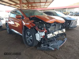 2019 Nissan Murano Platinum z VIN 5N1AZ2MJ1KN102093, wystawiony jako IAAI lot #42082906 z przebiegiem 88 232 mil mil oraz . Historia ofert i sprzedaży dostępna na DreamBid. Obrazek 1.