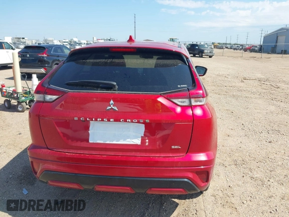 2024 Mitsubishi Eclipse Cross SE with VIN JA4ATWAA4RZ072330, listed as a IAAI auction lot 42702965 with 18,846 mi miles and . Bid and sale history available at DreamBid. Image 16.