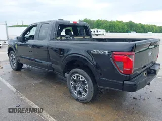 2024 Ford F-150 with VIN 1FTEX2LP1RKE72862, listed as a IAAI auction lot 42214197 with 25,672 mi miles and . Bid and sale history available at DreamBid. Image 3.