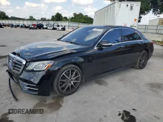 2019 Mercedes-Benz S 450 z VIN WDDUG6GB0KA480714, wystawiony jako Copart lot #57407245 z przebiegiem 61 256 mil mil oraz Nie do naprawy • Non repairable. Historia ofert i sprzedaży dostępna na DreamBid. Obrazek 1.
