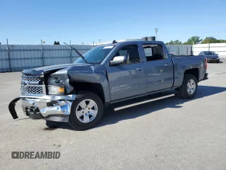2015 Chevrolet Silverado 1500 LT with VIN 3GCUKREC7FG466810, listed as a Copart auction lot 55700145 with Not Provided miles and Salvage Title. Bid and sale history available at DreamBid. Image 1.