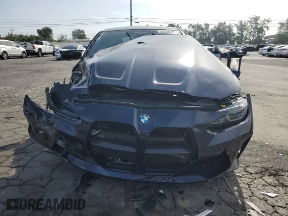 2024 BMW M3 Competition xDrive with VIN WBS43AY03RFS02658, listed as a Copart auction lot 56328425 with 9,139 mi miles and Salvage title. Bid and sale history available at DreamBid. Image 5.