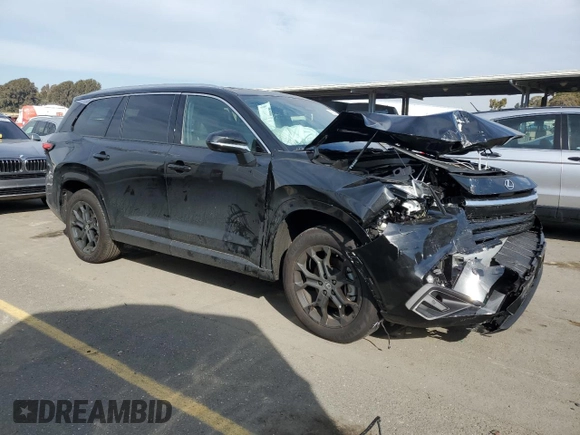 2024 Lexus TX 350 z VIN 5TDAAAA64RS009157, wystawiony jako Copart lot #42363485 z przebiegiem 2 509 mil mil oraz Szkoda całkowita • Salvage title. Historia ofert i sprzedaży dostępna na DreamBid. Obrazek 4.