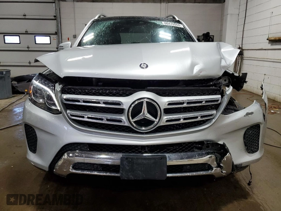 2017 Mercedes-Benz GLS 450 with VIN 4JGDF6EE0HA925547, listed as a Copart auction lot 60476944 with 67,645 mi miles and Salvage Title. Bid and sale history available at DreamBid. Image 5.