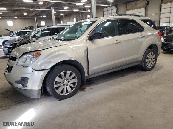2011 Chevrolet Equinox LT w/1LT with VIN 2CNFLDE54B6238355, listed as a Copart auction lot 45025365 with 115,825 mi miles and Salvage Title. Bid and sale history available at carsss.com. Image 1.