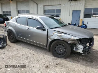 2012 Dodge Avenger SE with VIN 1C3CDZAB8CN285564, listed as a Copart auction lot 51046445 with 180,101 mi miles and Salvage Title. Bid and sale history available at carsss.com. Image 4.