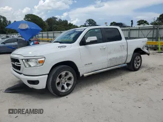 2023 Ram 1500 Big Horn with VIN 1C6RRFFG1PN526064, listed as a Copart auction lot 59071885 with 24,440 mi miles and Non repairable. Bid and sale history available at DreamBid. Image 1.