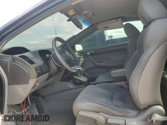 2007 Honda Civic Cpe LX with VIN 2HGFG12607H574182, listed as a Copart auction lot 51286655 with 182,905 mi miles and Salvage Title. Bid and sale history available at carsss.com. Image 7.