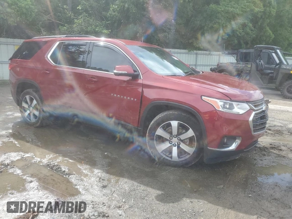 2020 Chevrolet Traverse LT z VIN 1GNERHKW4LJ273654, wystawiony jako Copart lot #56633975 z przebiegiem 69 561 mil mil oraz Szkoda całkowita • Salvage title. Historia ofert i sprzedaży dostępna na DreamBid. Obrazek 4.