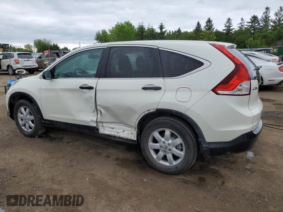 2013 Honda CR-V LX with VIN 2HKRM3H34DH001222, listed as a Copart auction lot 60597935 with 301,891 mi miles and Clean title. Bid and sale history available at DreamBid. Image 2.