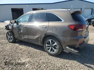 2019 Kia Sorento EX V6 with VIN 5XYPHDA59KG448467, listed as a Copart auction lot 54129805 with 57,185 mi miles and Salvage Title. Bid and sale history available at carsss.com. Image 2.