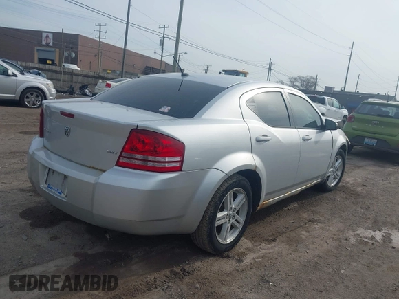2008 Dodge Avenger SXT with VIN 1B3LC56K48N139977, listed as a IAAI auction lot 42017035 with Not Provided miles. Bid and sale history available at carsss.com. Image 4.