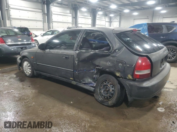 1999 Honda Civic CX with VIN 2HGEJ6329XH107560, listed as a Copart auction lot 43095495 with 245,457 mi miles and Salvage Title. Bid and sale history available at carsss.com. Image 2.
