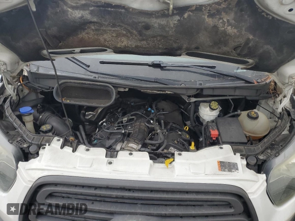 2016 Ford Transit Cargo with VIN 1FTYR2CG9GKA15172, listed as a Copart auction lot 87537575 with 214,227 mi miles and Salvage title. Bid and sale history available at DreamBid. Image 11.