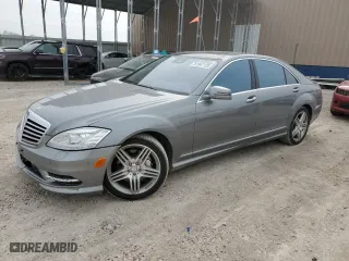 2012 Mercedes-Benz S-Class S 550 with VIN WDDNG9EB2CA436045, listed as a Copart auction lot 51347125 with 125,107 mi miles and Salvage Title. Bid and sale history available at carsss.com. Image 1.