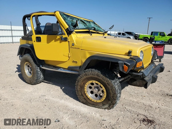 2001 Jeep Wrangler SE with VIN 1J4FA29P81P308796, listed as a Copart auction lot 66028964 with 178,271 mi miles and Salvage Title. Bid and sale history available at carsss.com. Image 4.