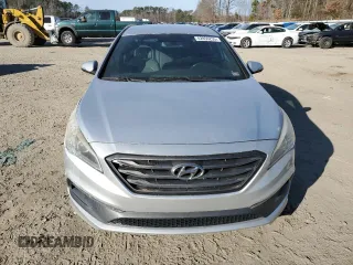 2015 Hyundai Sonata Sport with VIN 5NPE34AB6FH054483, listed as a Copart auction lot 42856255 with 163,708 mi miles and Salvage Title. Bid and sale history available at carsss.com. Image 5.