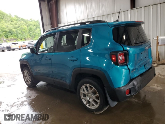 2021 Jeep Renegade Latitude z VIN ZACNJDBB7MPM24975, wystawiony jako Copart lot #61205165 z przebiegiem 63 328 mil mil oraz Szkoda całkowita • Salvage title. Historia ofert i sprzedaży dostępna na DreamBid. Obrazek 2.
