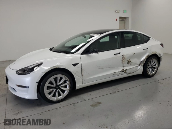 2023 Tesla Model 3 with VIN 5YJ3E1EA7PF428472, listed as a Copart auction lot 56520465 with 79,936 mi miles and Clean title. Bid and sale history available at DreamBid. Image 1.
