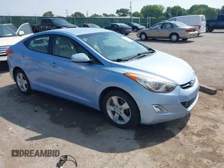 2012 Hyundai Elantra Limited with VIN KMHDH4AE4CU312973, listed as a IAAI auction lot 42453300 with 99,252 mi miles and . Bid and sale history available at DreamBid. Image 1.