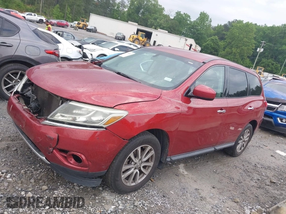 2013 Nissan Pathfinder SV with VIN 5N1AR2MM1DC678209, listed as a IAAI auction lot 42138615 with 200,000 mi miles and . Bid and sale history available at DreamBid. Image 14.