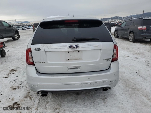 2013 Ford Edge Sport with VIN 2FMDK4AKXDBA60256, listed as a Copart auction lot 89139545 with 110,048 mi miles and Salvage Title. Bid and sale history available at carsss.com. Image 6.