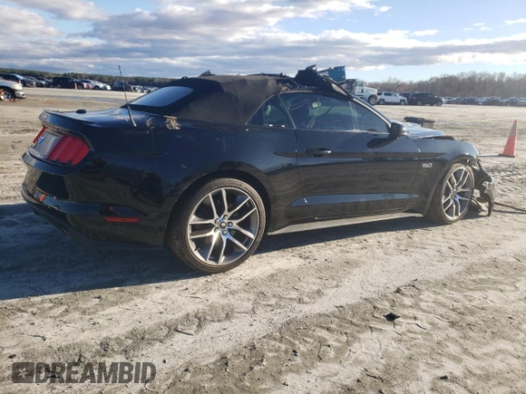 2015 Ford Mustang GT Premium with VIN 1FATP8FF0F5346845, listed as a Copart auction lot 84209444 with 114,369 mi miles and Salvage title. Bid and sale history available at DreamBid. Image 3.