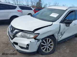 2017 Nissan Rogue S with VIN JN8AT2MVXHW017964, listed as a IAAI auction lot 41869965 with 123,544 mi miles. Bid and sale history available at carsss.com. Image 6.