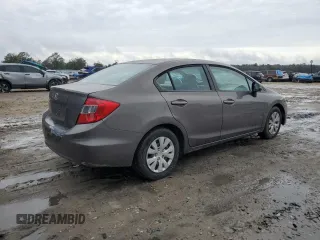 2012 Honda Civic LX с VIN 19XFB2F51CE094632, выставлен на аукционе Copart как лот 45150315 с пробегом 87 750 миль миль и Списание • Salvage title. История ставок и продаж доступна на DreamBid. Изображение 3.
