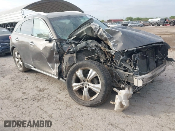 2011 Infiniti FX35 with VIN JN8AS1MU6BM710506, listed as a IAAI auction lot 41837535 with 1 mi miles. Bid and sale history available at carsss.com. Image 1.