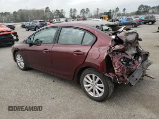2012 Honda Civic EX with VIN 19XFB2F83CE053591, listed as a Copart auction lot 50392235 with 137,410 mi miles and Salvage Title. Bid and sale history available at DreamBid. Image 2.